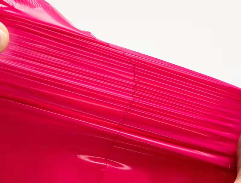 通辽玫红色快递袋-05